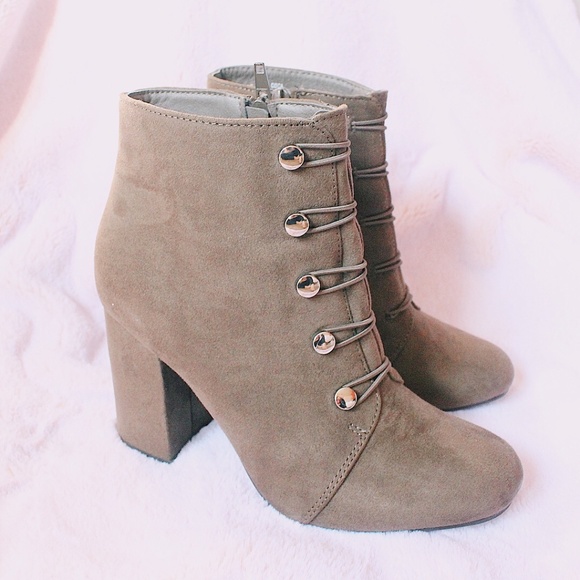 ladies green ankle boots